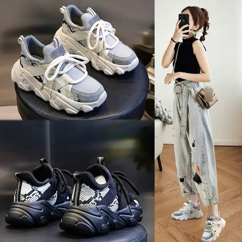 Женская Весенняя коллекция 2020 Новая повседневная спортивная обувь из