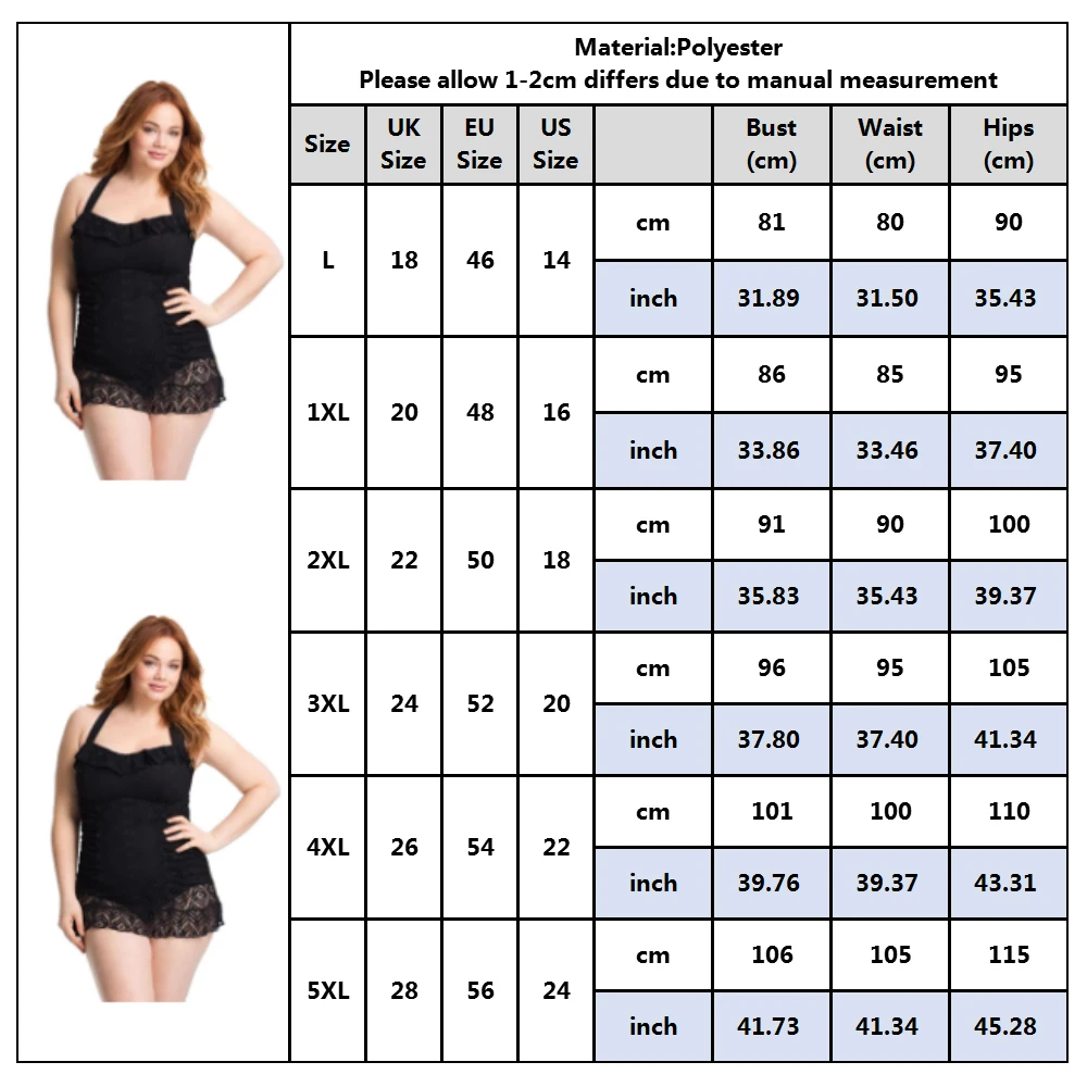 

sale 5xl plus size Women sexy lace shorts swimsuit tankini push up large size sets ruched oversized swimwear swimming dress