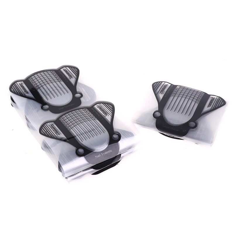 

Nail Art French Acrylic UV Gel Tips Extension Builder Form Guide Stencil Manicure Tool