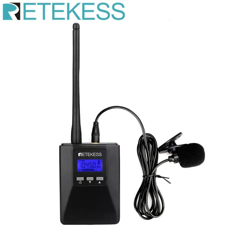 

Retekess TR506 Portable FM Transmitter For Church Tour Guide System Tour Guiding Simultaneous Translation Meeting Interpretation