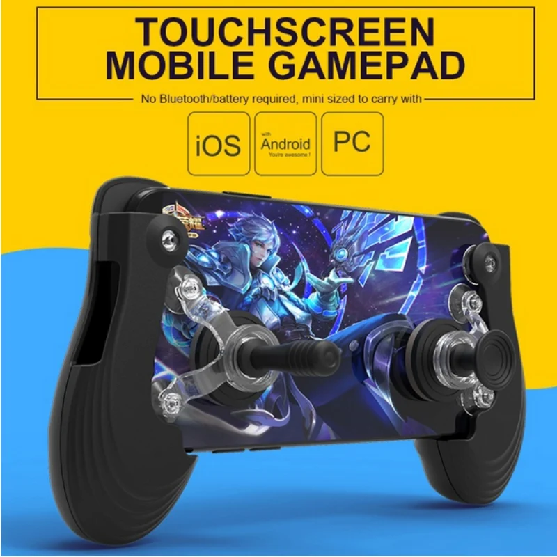 EDAL Mini Gamepads Sucker Rocker Phone Screen Game Joystick for IOS Android Smartphones Games Gamepad Controller | Электроника