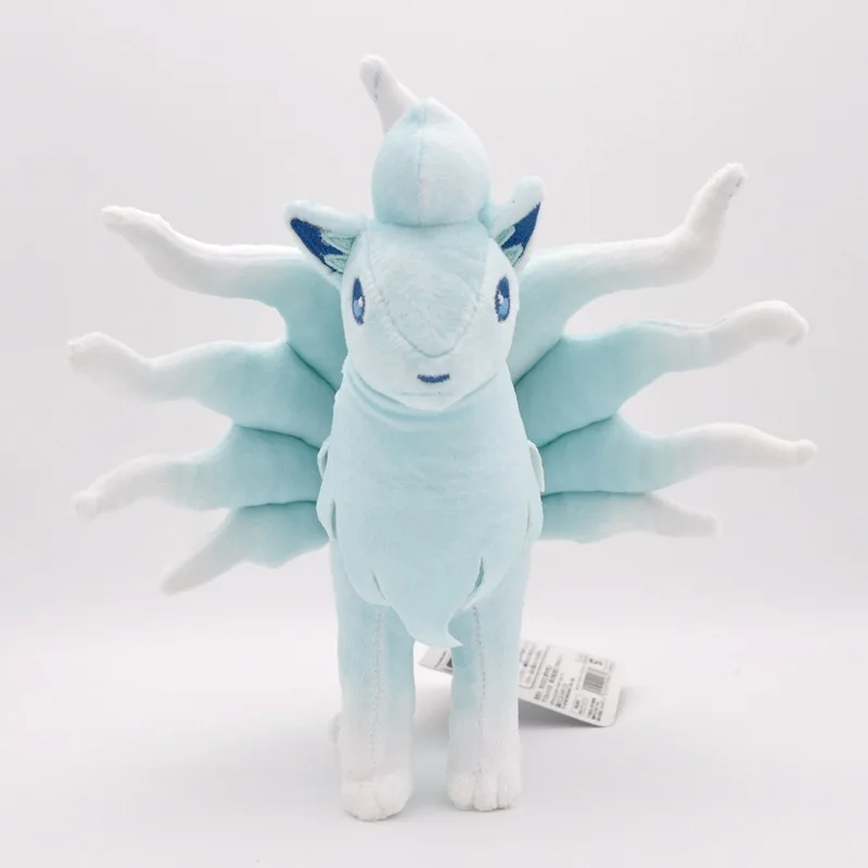 

Pokemon Alola Ice Ninetales Plush Doll Cold and Cute Standing Pose Very Nice Plush Toy Suitable for Sending Friends or Children