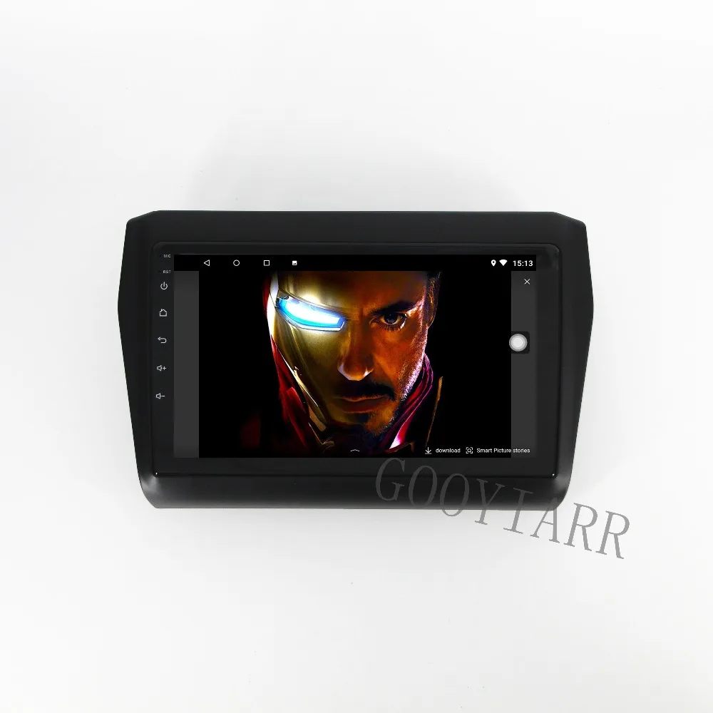 1din 9 дюймовый автомобильный радиоприемник четырехъядерный Android GPS навигация