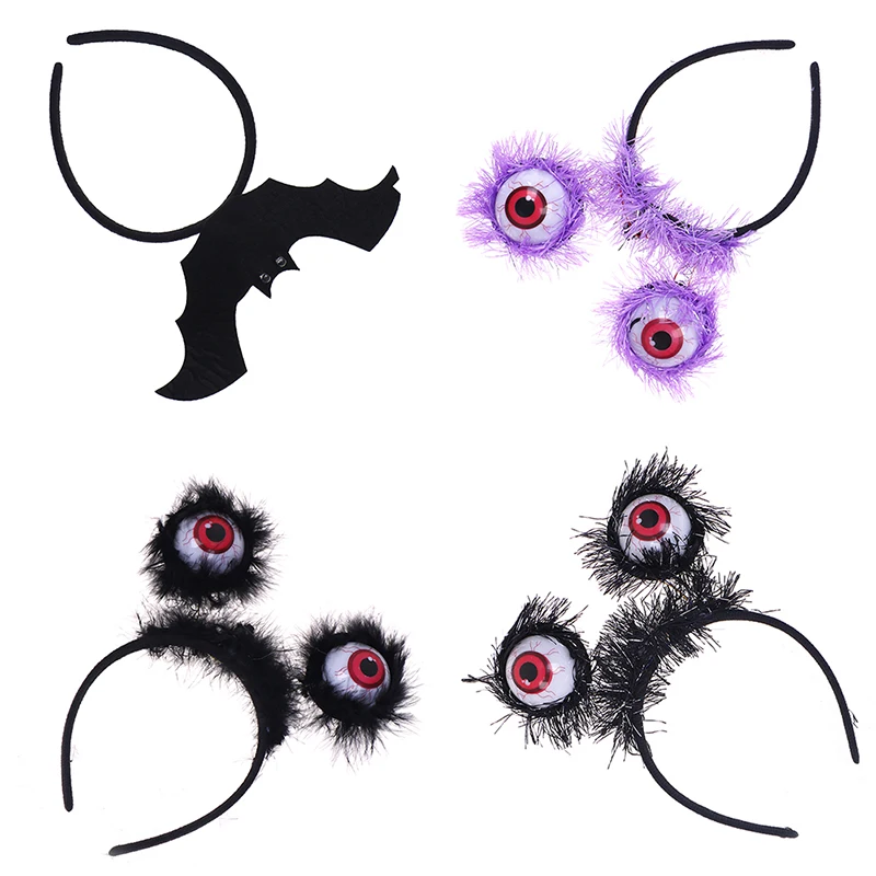 

Halloween Glowing Eyeball Headband Children Toy Funny Headbands Prom Props Hair Accessories Headdress