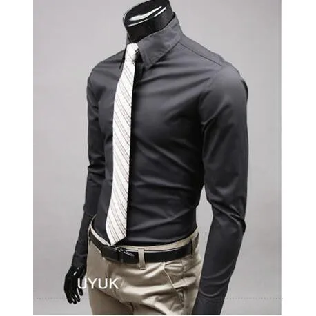 

New men's shirt casual men's fashion long sleeved shirt