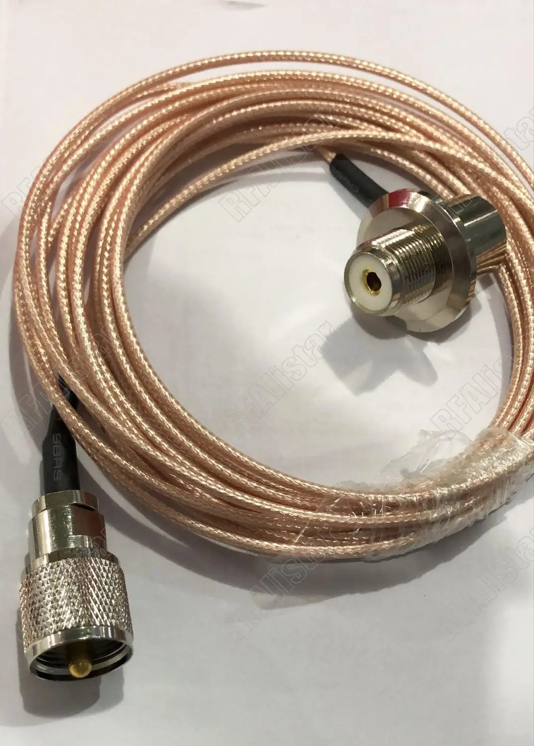 UHF Женский Разъем RA к папа PL259 RG316 RF отрезок коаксиального кабеля в сборе для