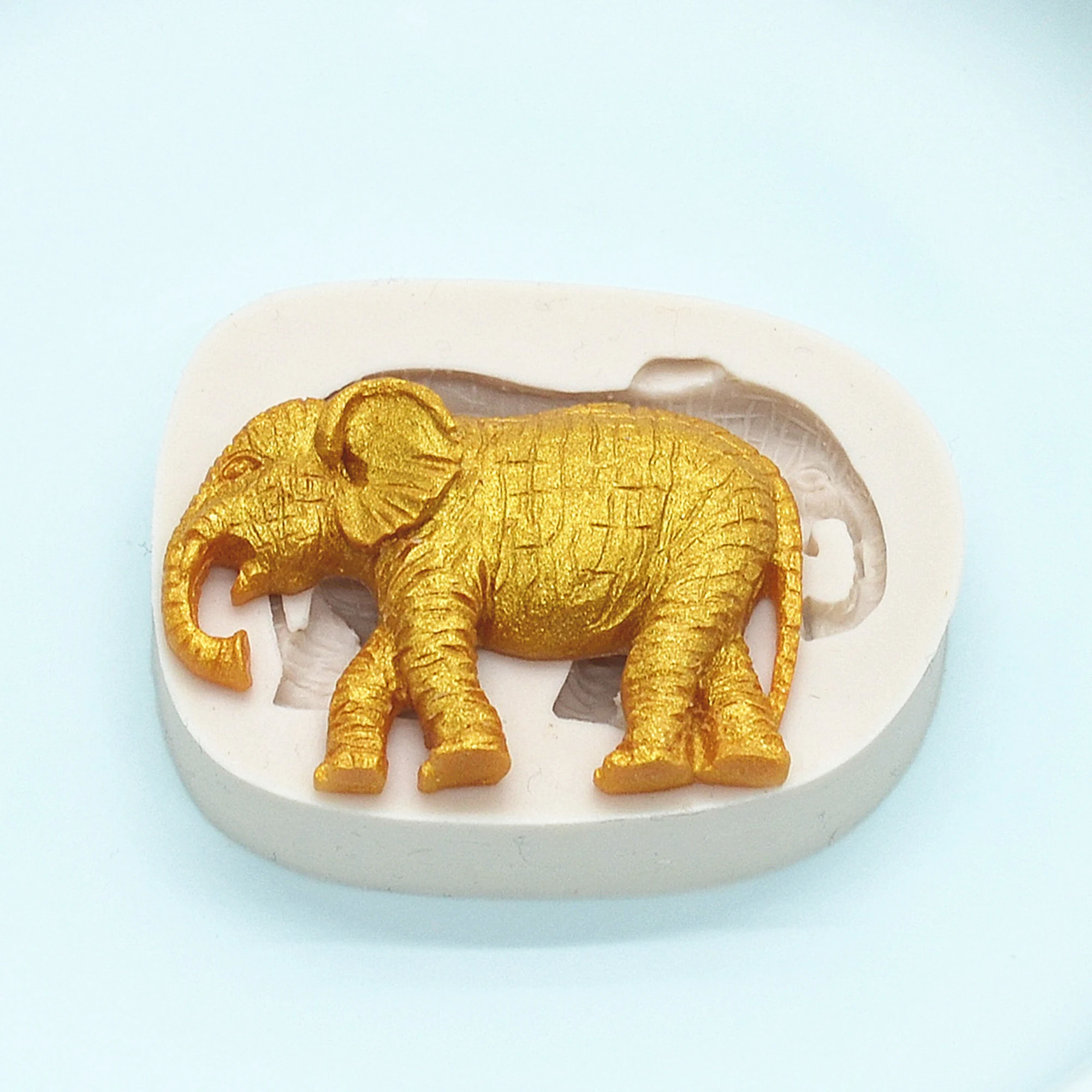 Luyou DIY с принтом в виде слона для силиконовая форма выпечки Fondant (сахарная)