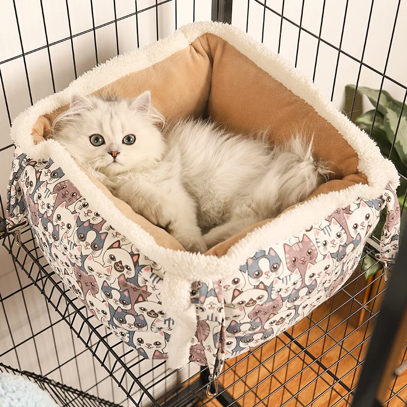 

Cathouse Doghouse Winter Warm Four Seasons Universal Princess Bed Cat Hanging Nest Deep Sleep Sleeping Pet Supplies