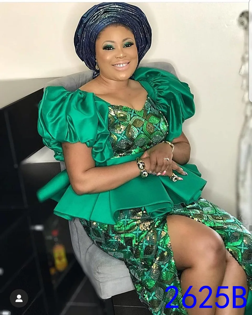 Модная зеленая нигерийская кружевная ткань африканская лента из органзы с