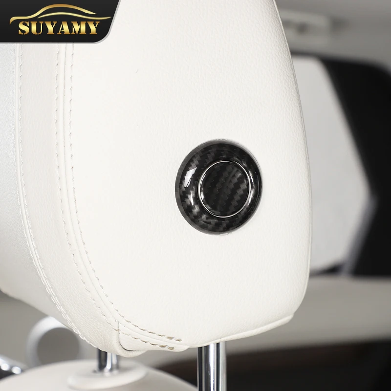 

Car Styling Headrest Adjustment Button Trim Cover Trim Sticker For Land Rover Discovery 5 2017-2022 Auto Interior Accessories