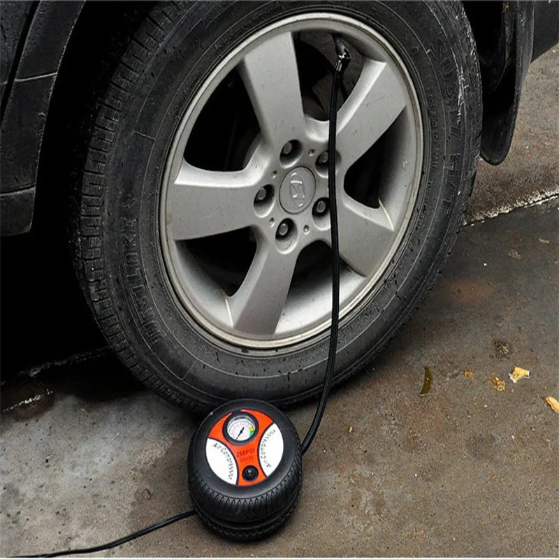 Горячий мини портативный автомобильный воздушный компрессор 12v Авто Надувные