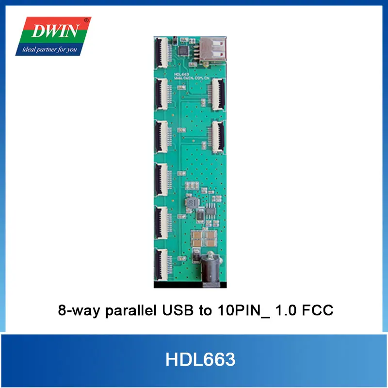 ЖК-дисплей DWIN плата отладки USB до 10 пин _ 1 0 FCC к COF Screen 10PIN мм Интерфейс | Электронные