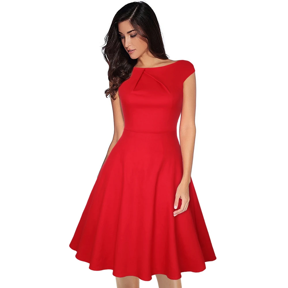 Платье-трапеция женское повседневное для работы и офиса элегантный