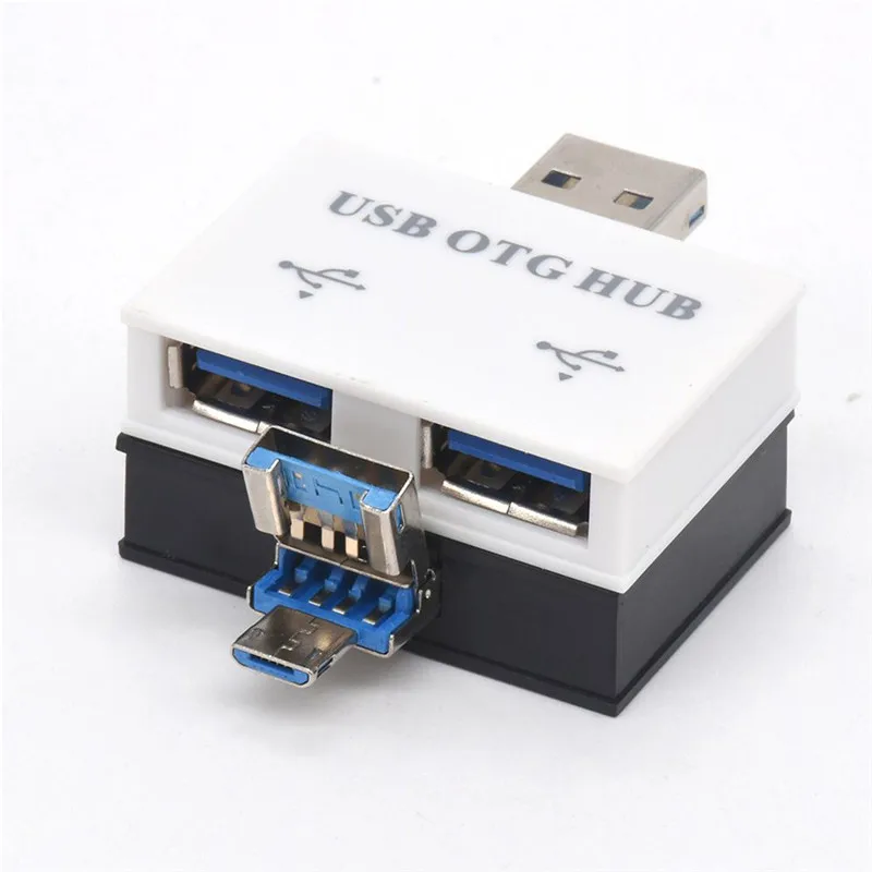 Концентратор CARPRIE USB 3 0 2 порта OTG концентратор в 1 порт зарядки ноутбука Micro для Android