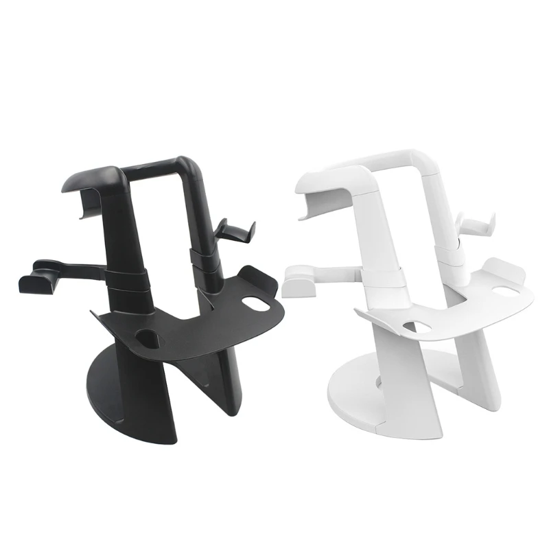 

VR Stand Headset Display Holder and Controller Holder Mount Station for Quest/Quest 2/Rift/Rift S/GO/HTC Vive