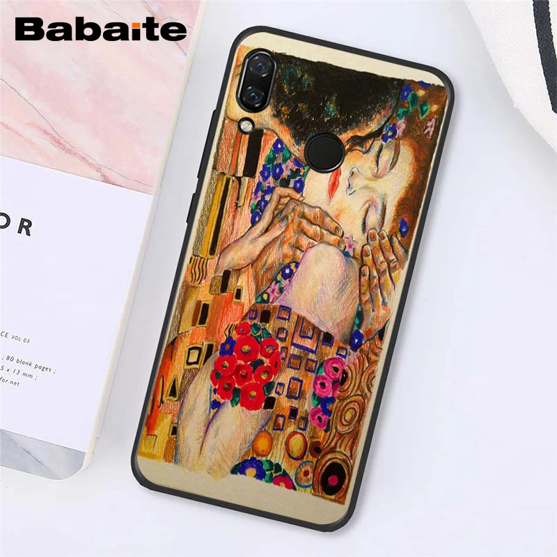 Babaite Kiss Gustav Klimt Ван Гог Звездная ночь звезда чехол для телефона для Xiaomi Redmi8 4X 6A S2 Go Redmi 5 5Plus Note4 5 7 Note8Pro