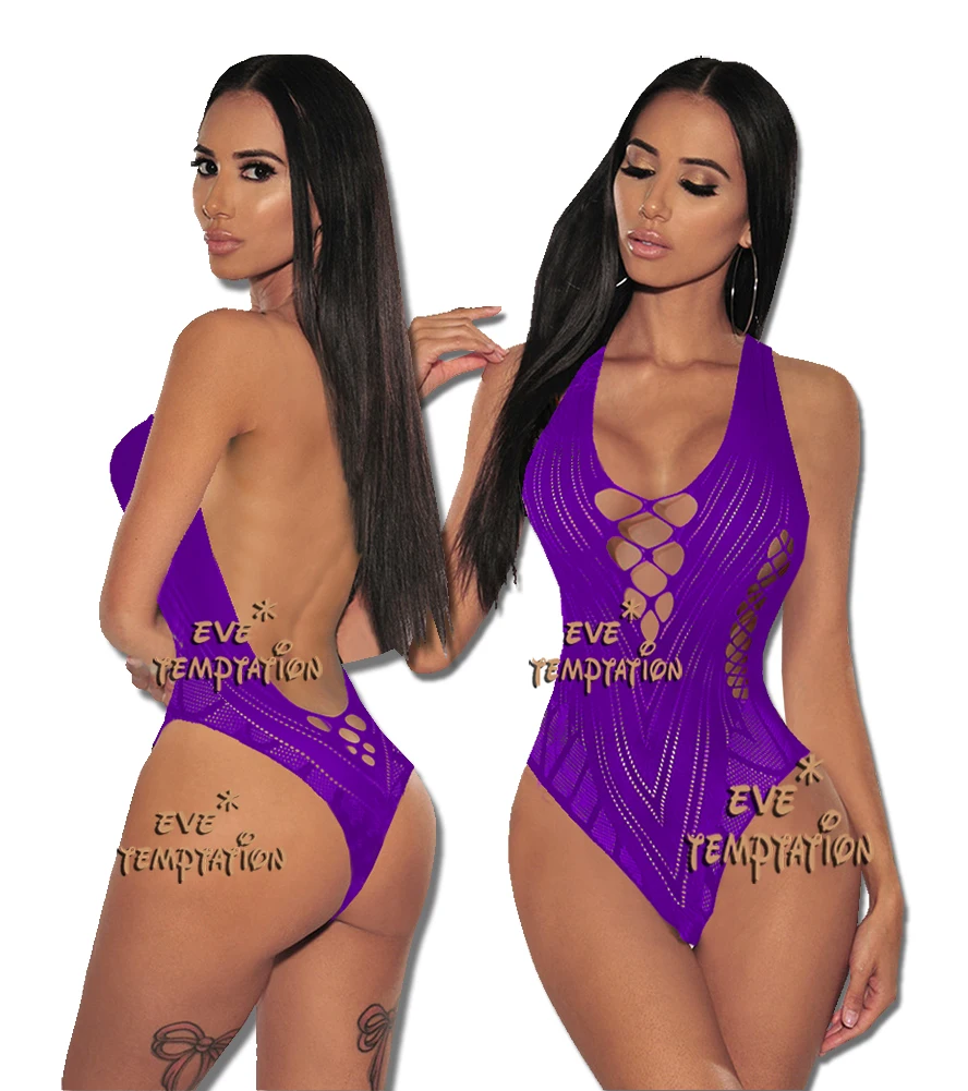 Горячая пикантная Пижама комбинация боди чулки соблазнительный комбинезон для