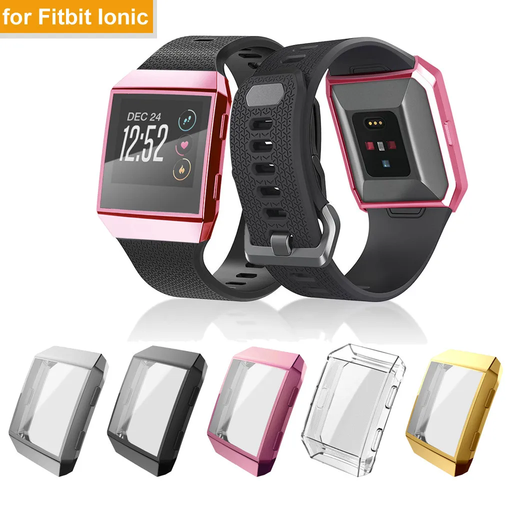 Чехол для Fitbit Ionic из ТПУ с покрытием защитный чехол экрана Для Smart Watch Силиконовая