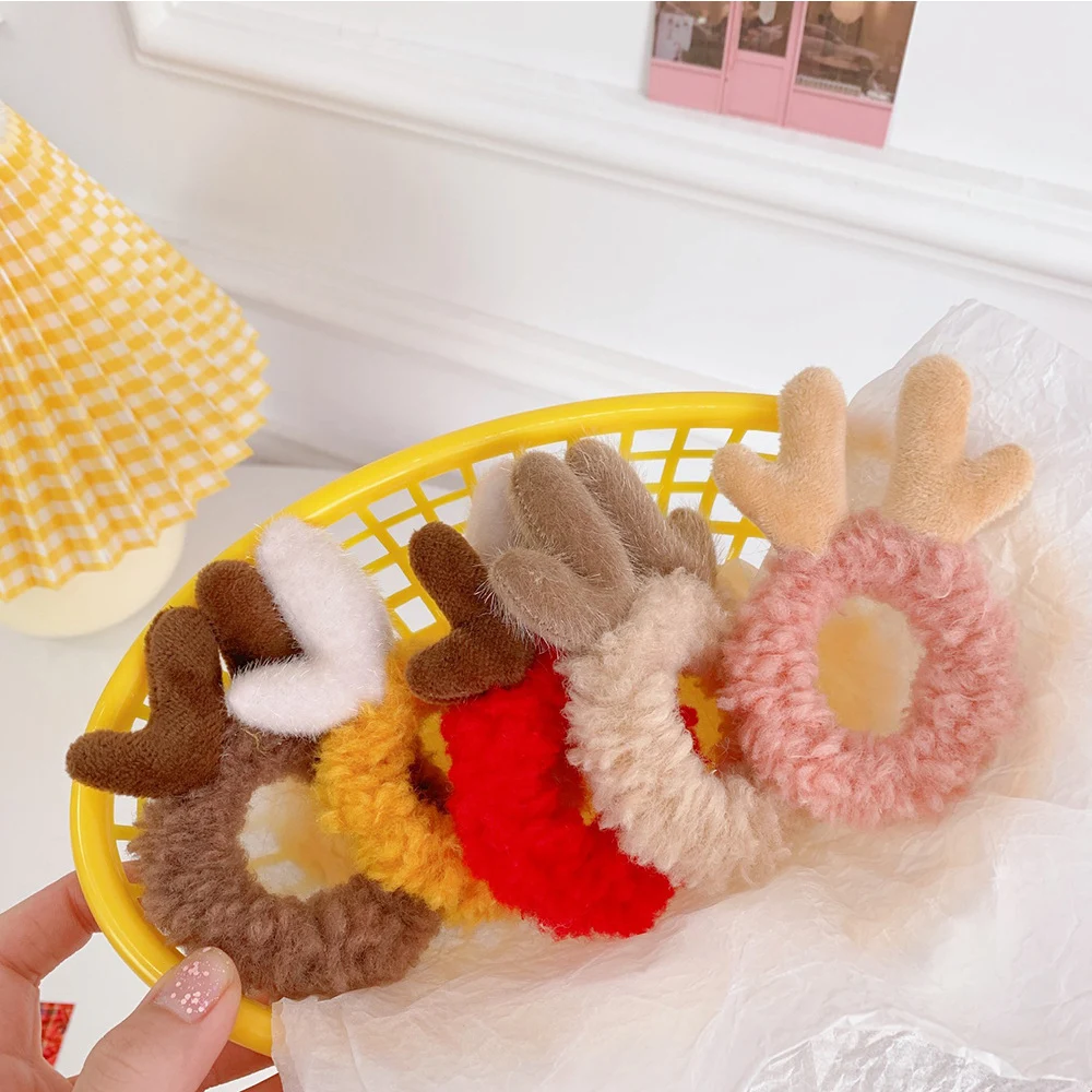 Модные новые плюшевые пальто из овечьей шерсти для детей Оленьи рога волос