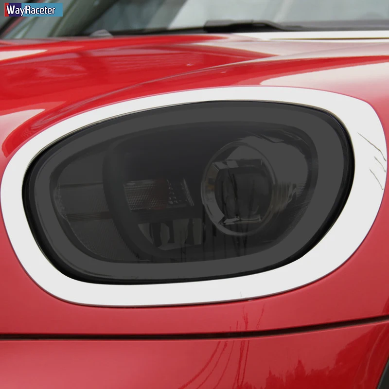 Car Headlight Protective Film Headlamp Restoration Transparent Black TPU Sticker For MINI Cooper Countryman F60 JCW Accessories Car Headlight Protective Film Headlamp Restoration Transparent Black TPU Sticker For MINI Cooper Countryman F60 JCW Accessories