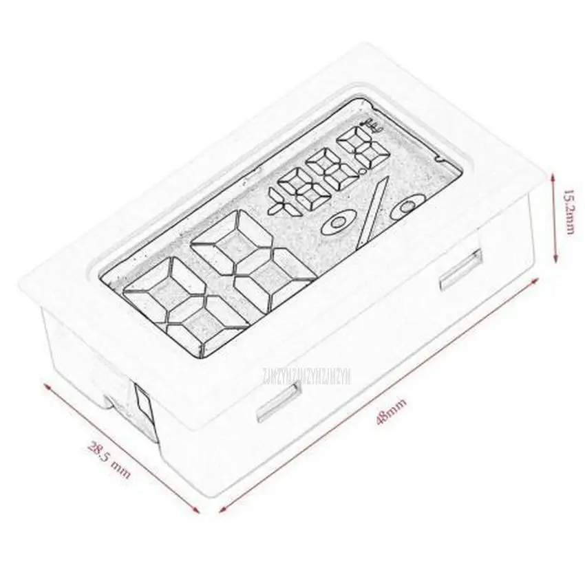 Мини ЖК-цифровой измеритель влажности встроенный температурный цифровой