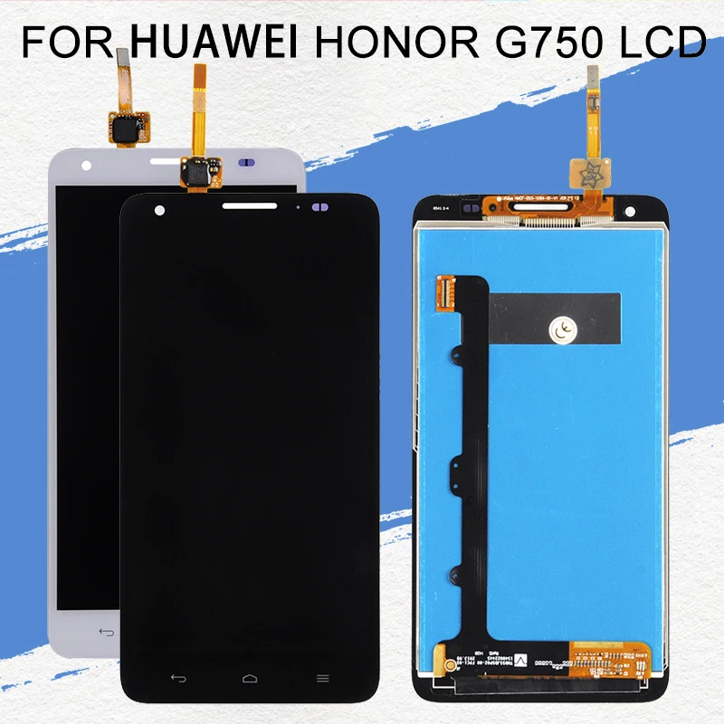 Dinamico 5 &quotдля Huawei G750 ЖК экран для Honor 3X Lcd с сенсорным дигитайзером в сборе U10 T01 T00