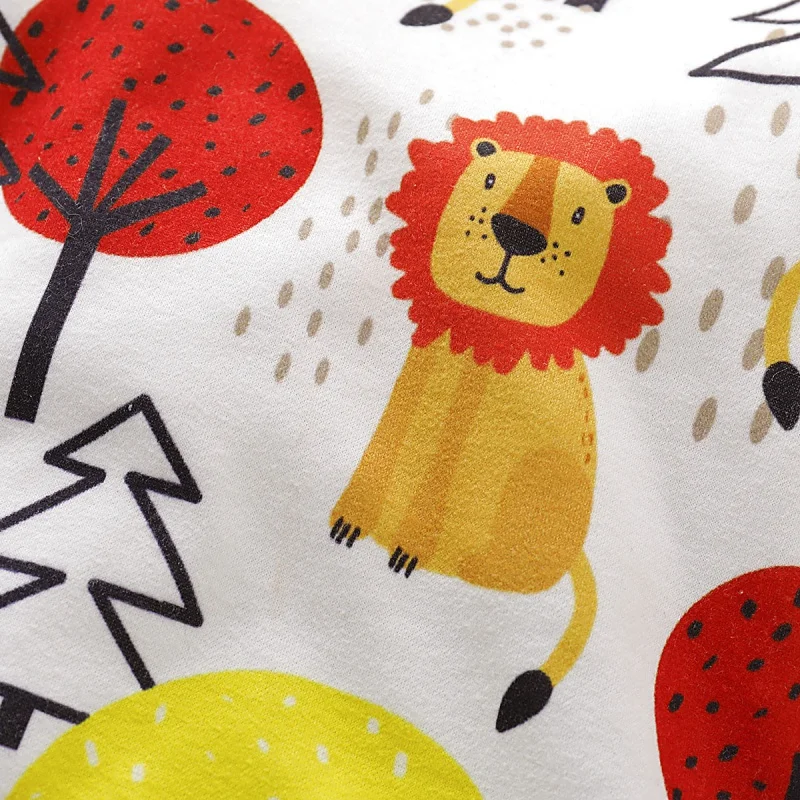 

New fashion baby boys girls clothes newborn cotton Long sleeve Cartoon printing Jumpsuit Infant clothing sets