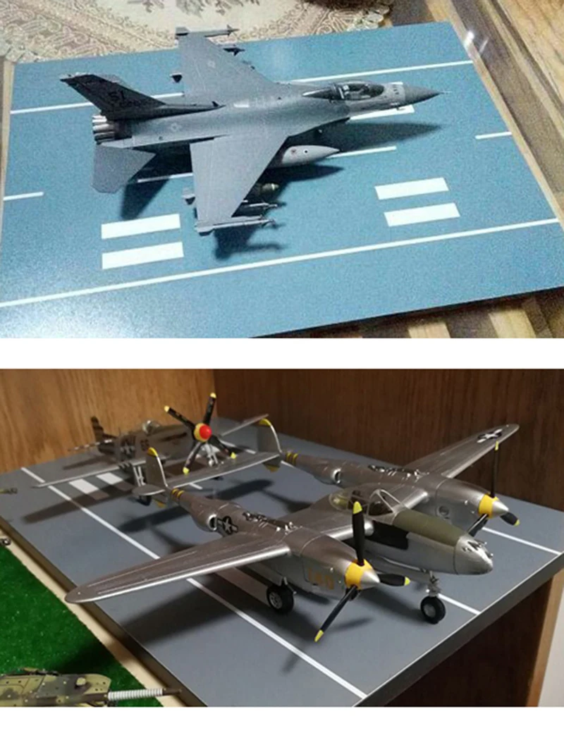 Деревянная платформа истребителя 1:72 модель самолета 144 подиумная 3d-модель стол