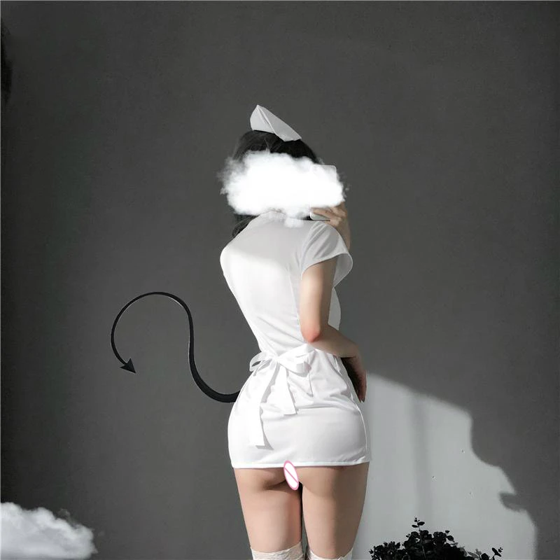 

Japanese Maid School Girl Pink Kawaii Doctor Roleplay Outfit for Woman Nurse Cosplay Sexy Costumes Women Lingerie Set Anime