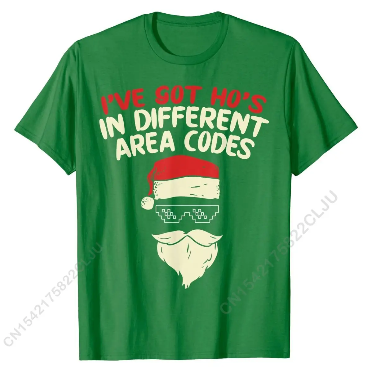 Я получил хот в разных регионах Рождественская рубашка Худ Санта футболка со