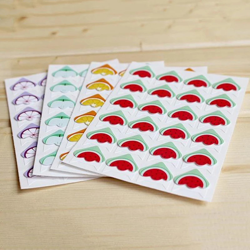 1 лист фотоальбомы отличная рамка украшения DIY Фрукты мультфильм Угловые