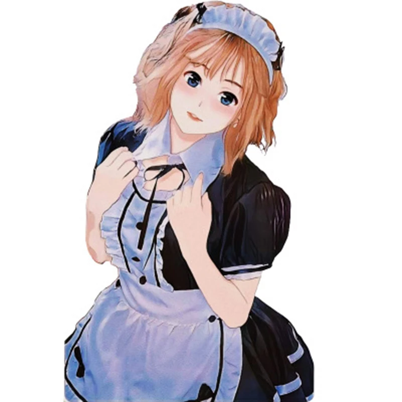 

2021 Black Cute Lolita Maid Costumes French Maid Dress Girls Woman Amine Cosplay Costume Waitress Maid Party Stage Costumes