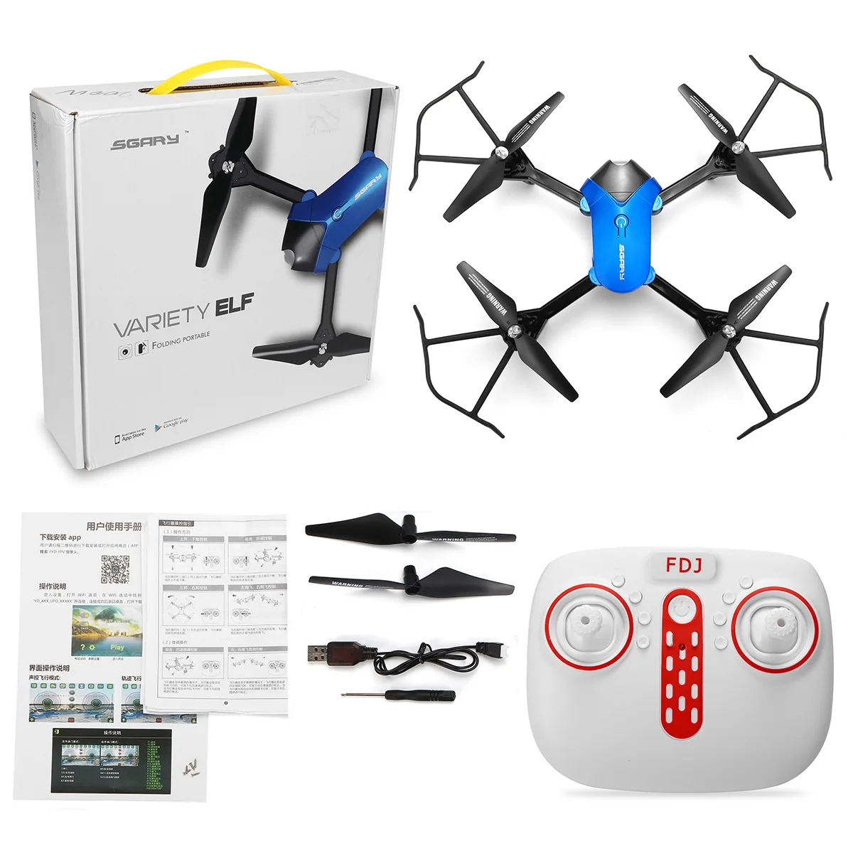 Standard Большая распродажа, wifi FPV W/камера, удерживающая высоту, один ключ, возвратная Складная рукоятка, Радиоуправляемый квадрокоптер, Дрон - Цвет: Standard