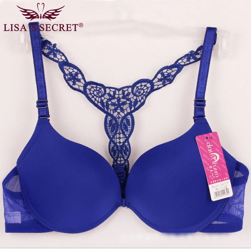 Женский бюстгальтер с чашками пуш ап и застежкой спереди|Бюстгальтеры| |