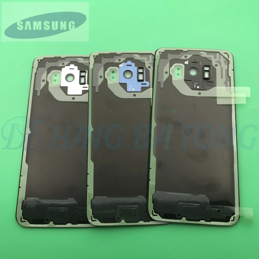 Оригинальное стекло samsung Galaxy S8 S8 Plus G950F G955F задняя крышка батарейного отсека задняя крышка Корпус чехол Замена+ клейкая наклейка
