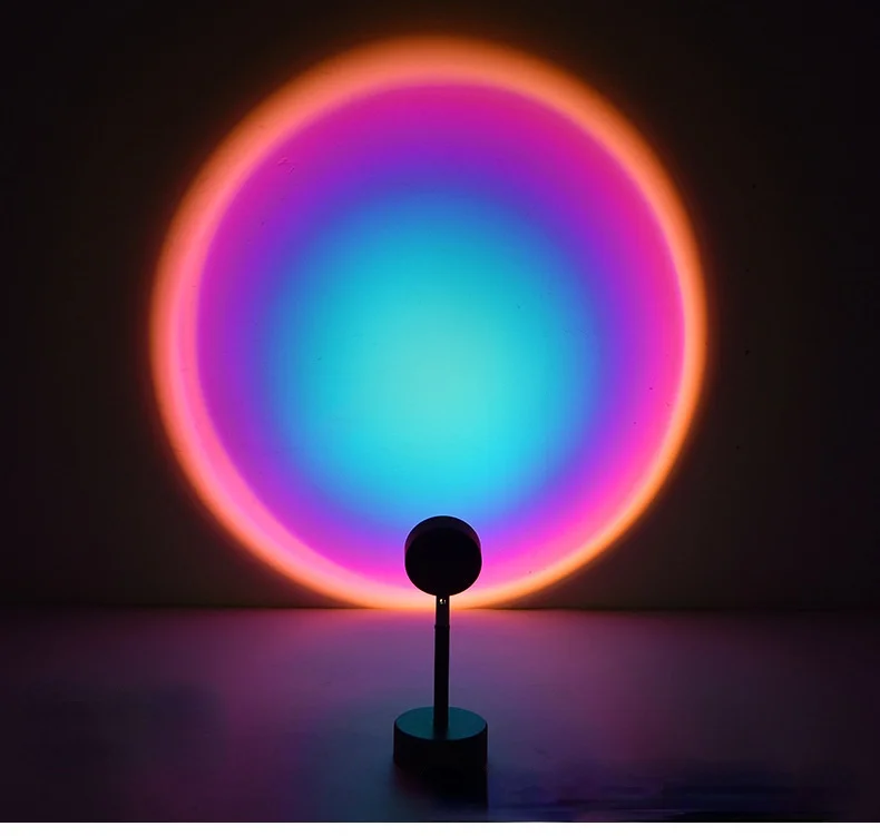 

Sunset Sun Never Sets Projection Atmosphere Sunset Creative Net Red Table Lamp Led Lighting