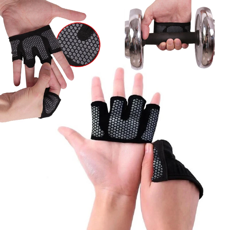 Мужские и женские перчатки для тренажерного зала спортивные бега йоги фитнеса