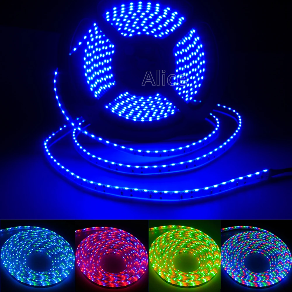 5 м ультра яркий 120 светодиодный s/m DC12V SMD335 600 s белый/теплый