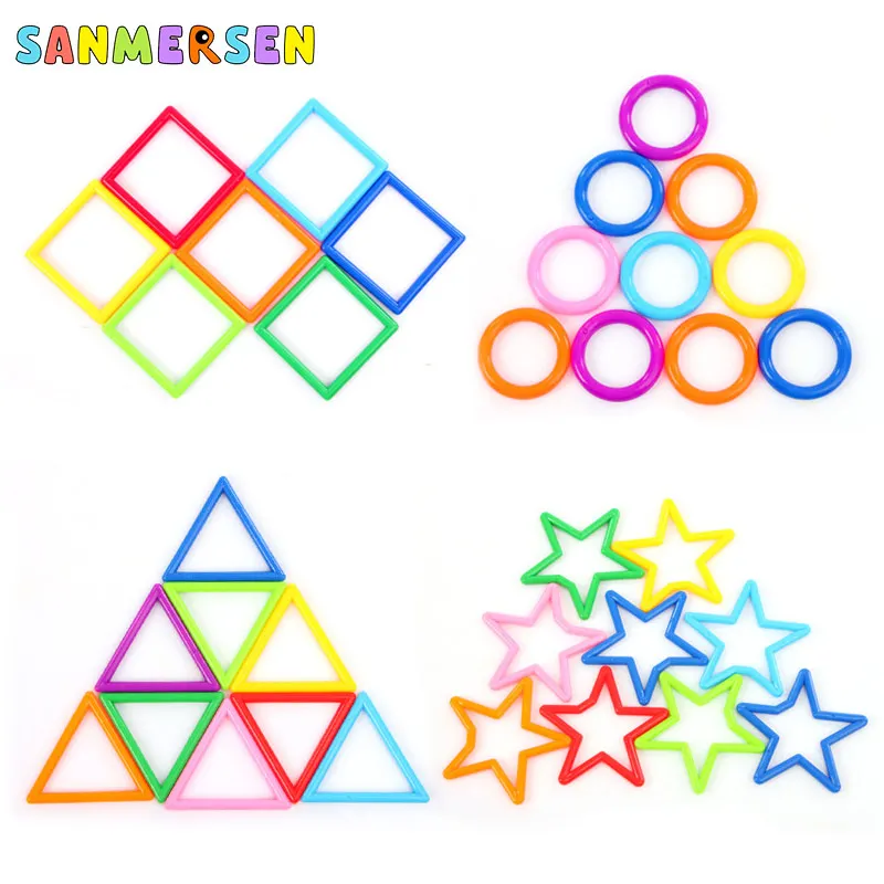 1100 Pcs Plastic DIY Blocks Toy Geometry Construction Set Model And Building Educational Developmental Toys For Kids | Игрушки и хобби