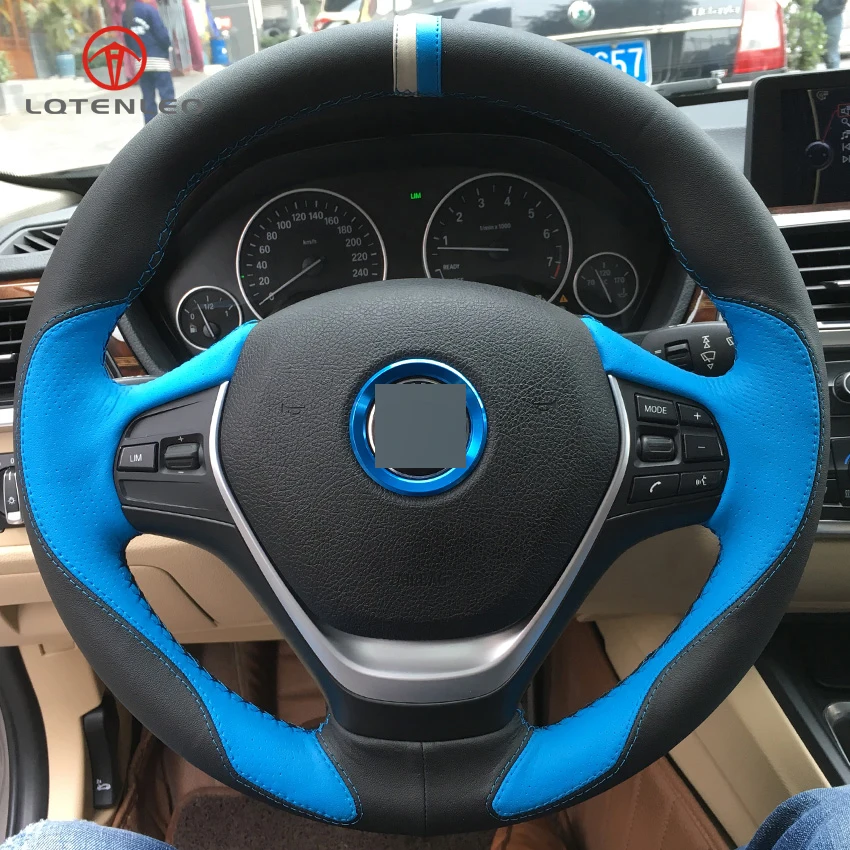 Задняя панель LQTENLEO для BMW 3 Series F30 F31 F34 318i 320i 320d 328i 330i 330e 330d 335i 340i|car steering wheel cover|steering