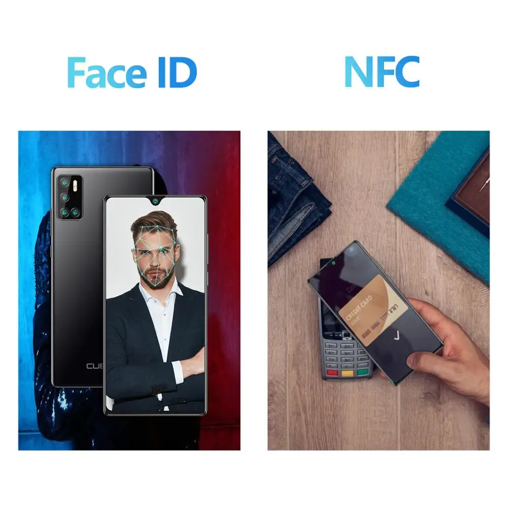 

CUBOT P40 Smartphone With A Powerful 20MP Selfie Camera 4200 Battery Mobile Phone 128 gb 6.2 Inch Android 10 NFC Cellphones