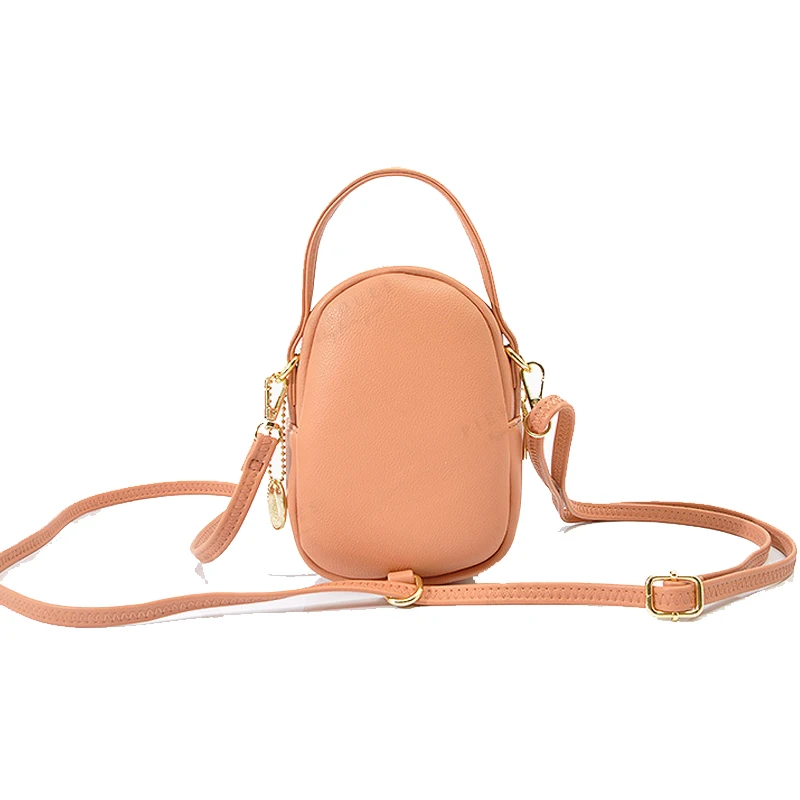 Женский кожаный мини-рюкзак YIZHONG однотонный рюкзак объемом менее 20 литров