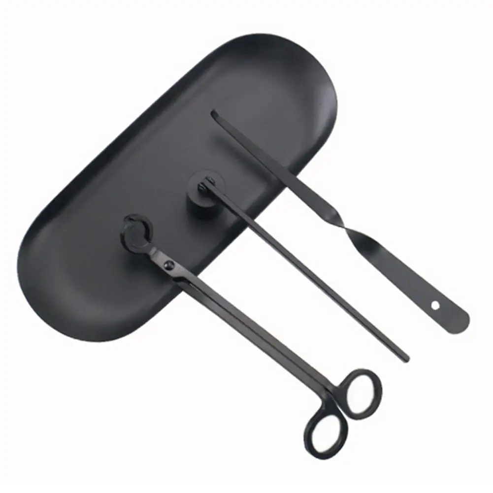 

4 шт., подсвечник из нержавеющей стали, подсвечник, триммер, крючок для ножницы, кусачки, подсвечник, инструмент для отделки масляной лампы