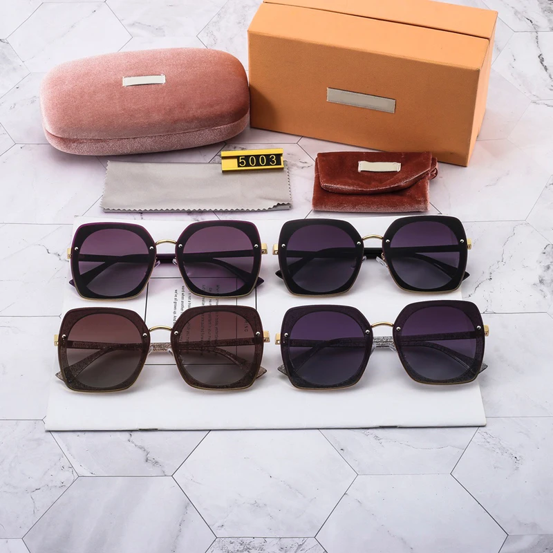 

Brand Luxury Trend square Polarized Oversized Sunglasses Women Men Shiny Craft Pattern Square Sun Glasses Female Oculos UV400