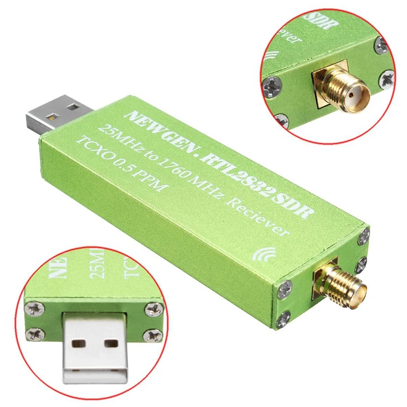 USB-адаптер RTL-SDR RTL2832U + R820T2 1Ppm TCXO ТВ-тюнер | Электроника
