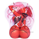 Мягкий Настольный коврик для мыши в franxx zero two 3D