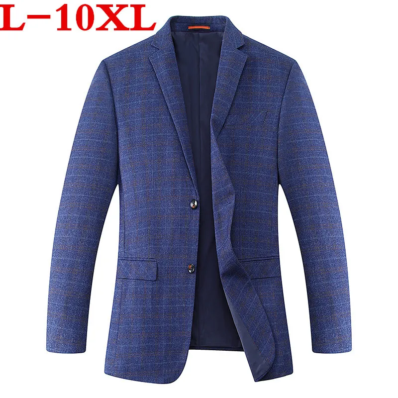 Размера плюс 10XL 9xl 8XL 7XL 6XL Новое поступление осенне зимний мужской Костюмный