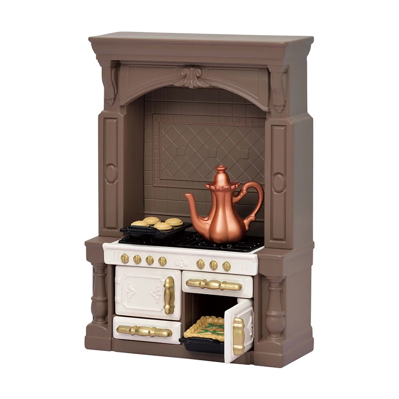 Кукольный домик серии Sylvanian аксессуары для мебели кухонный набор без цифр S01 |