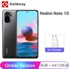 Глобальная версия Redmi Note 10 4 Гб Оперативная память 64 Гб Встроенная память смартфон 48MP Quad Camera 33 Вт