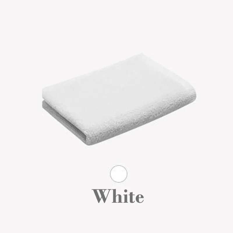 XIAOMI Mijia Полотенца хлопок с высоким уровнем водопоглощения Ванна мягкие и удобные пляжные полотенца для лица и рук 32x70 см - Цвет: Белый